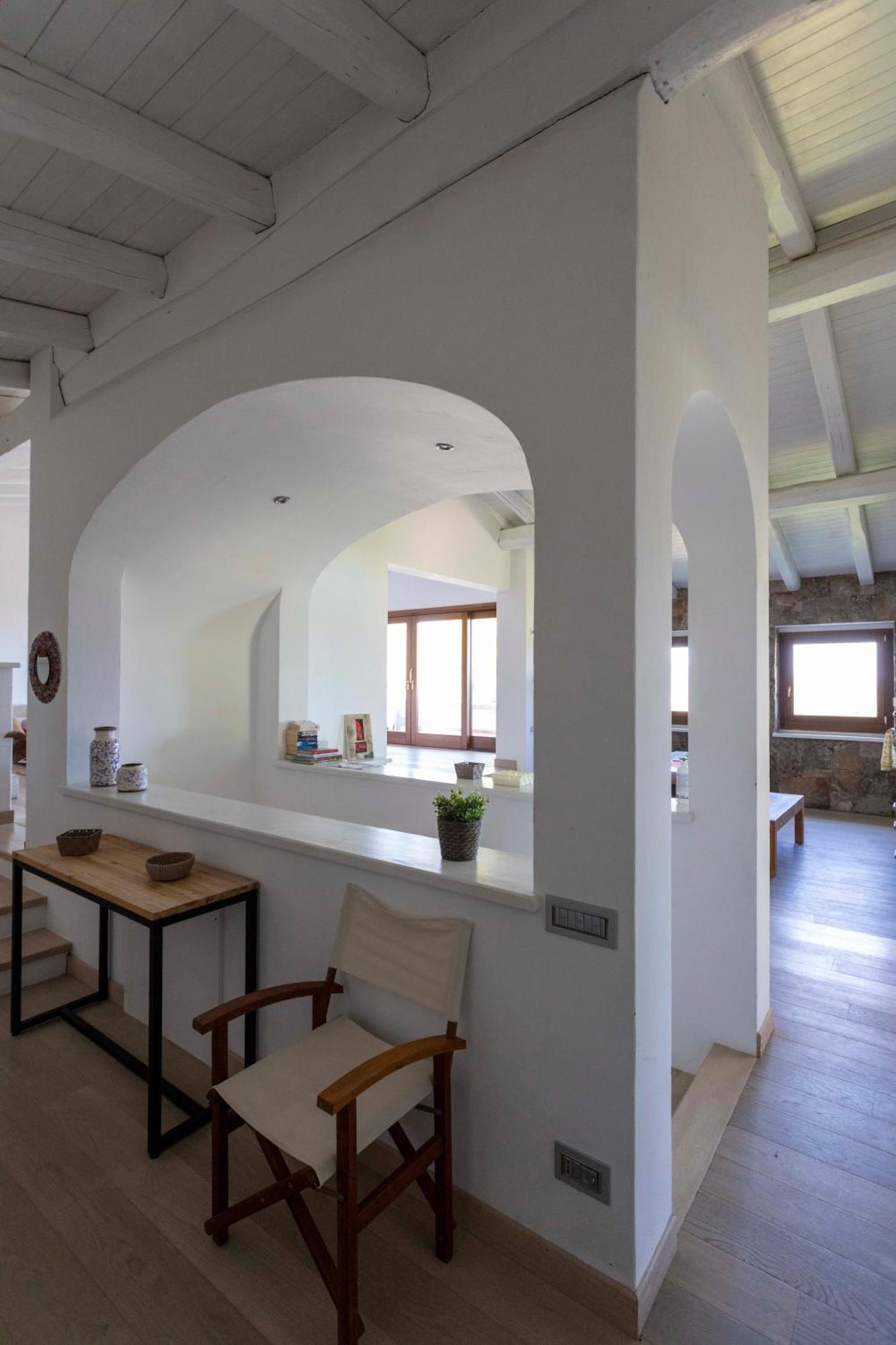 Villa Alba Esclusiva Villa Con Piscina A Sfioro E Vista Mozzafiato Sul Mare Cugnana Dış mekan fotoğraf