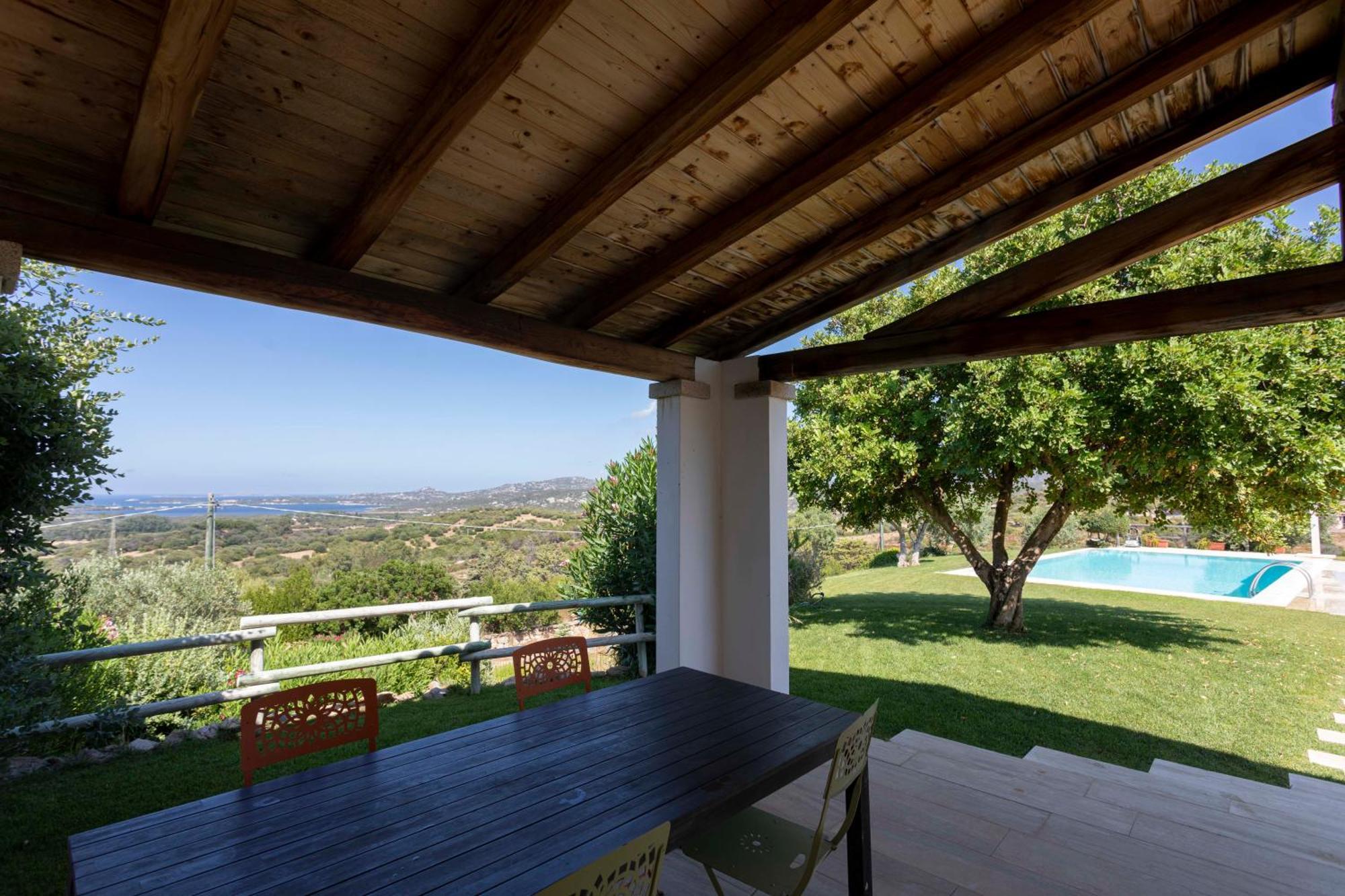 Villa Alba Esclusiva Villa Con Piscina A Sfioro E Vista Mozzafiato Sul Mare Cugnana Dış mekan fotoğraf