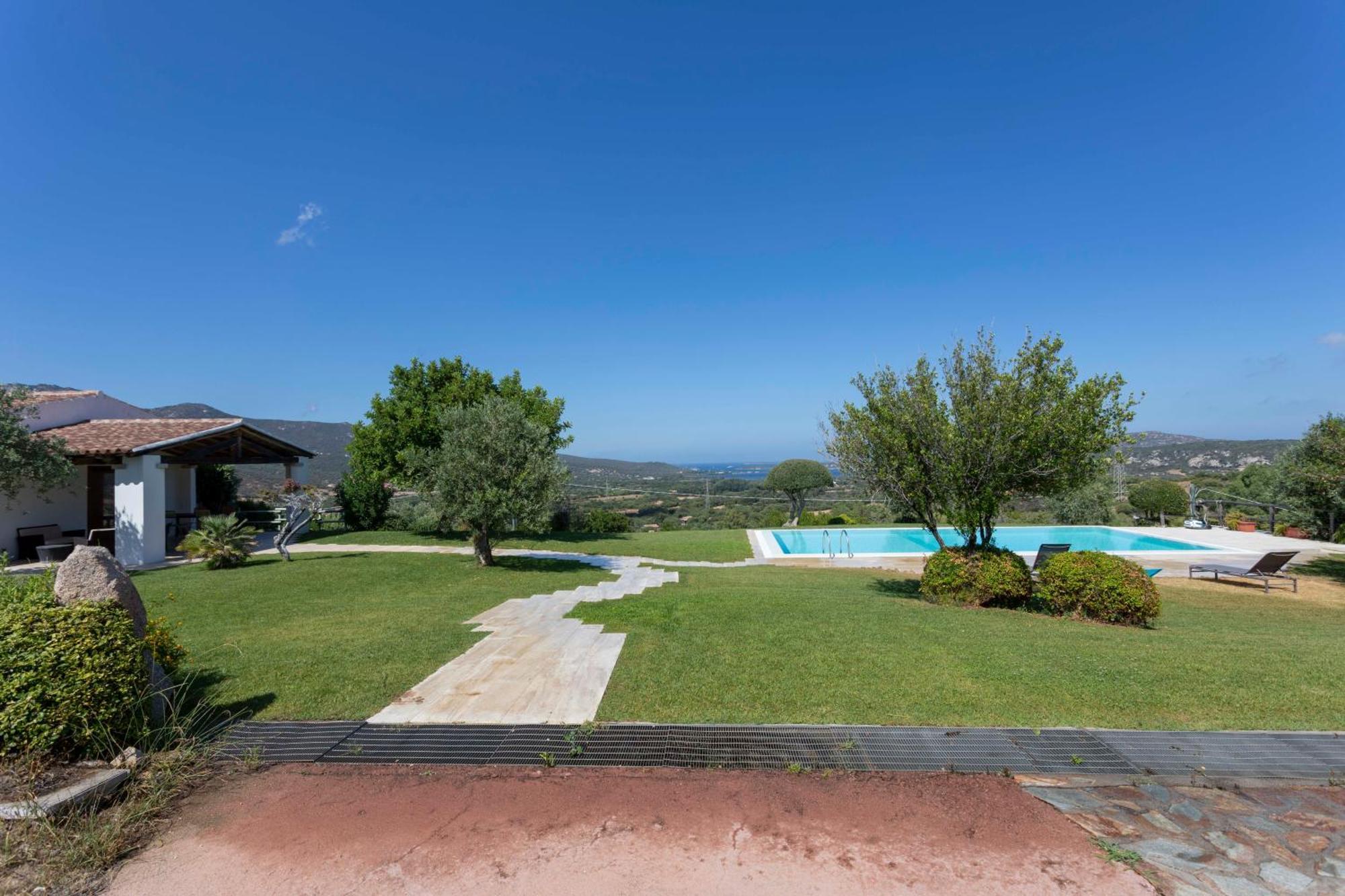 Villa Alba Esclusiva Villa Con Piscina A Sfioro E Vista Mozzafiato Sul Mare Cugnana Dış mekan fotoğraf