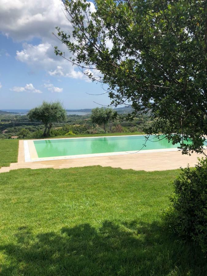 Villa Alba Esclusiva Villa Con Piscina A Sfioro E Vista Mozzafiato Sul Mare Cugnana Dış mekan fotoğraf